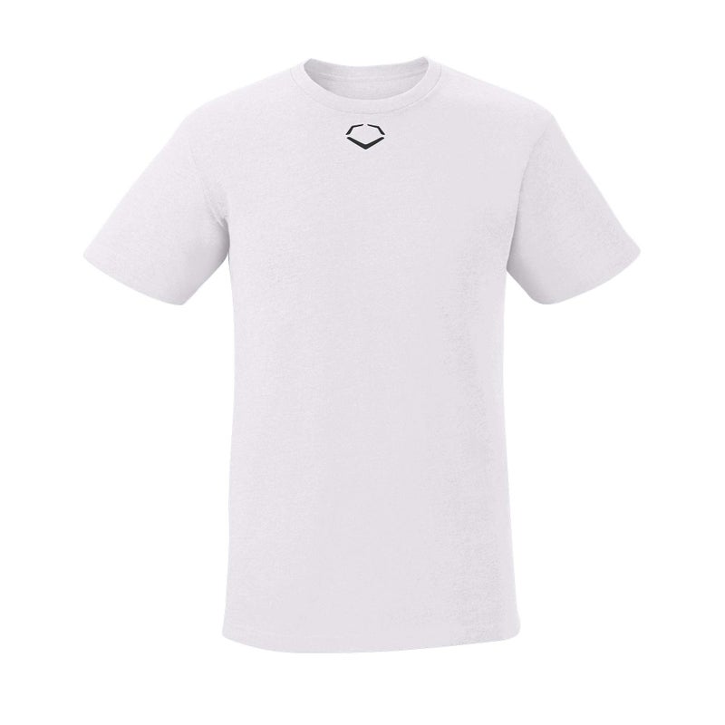EvoShield Men's Short Sleeve Tee - Adult | Baseball/Softball | Team White | L - Large - Image 1